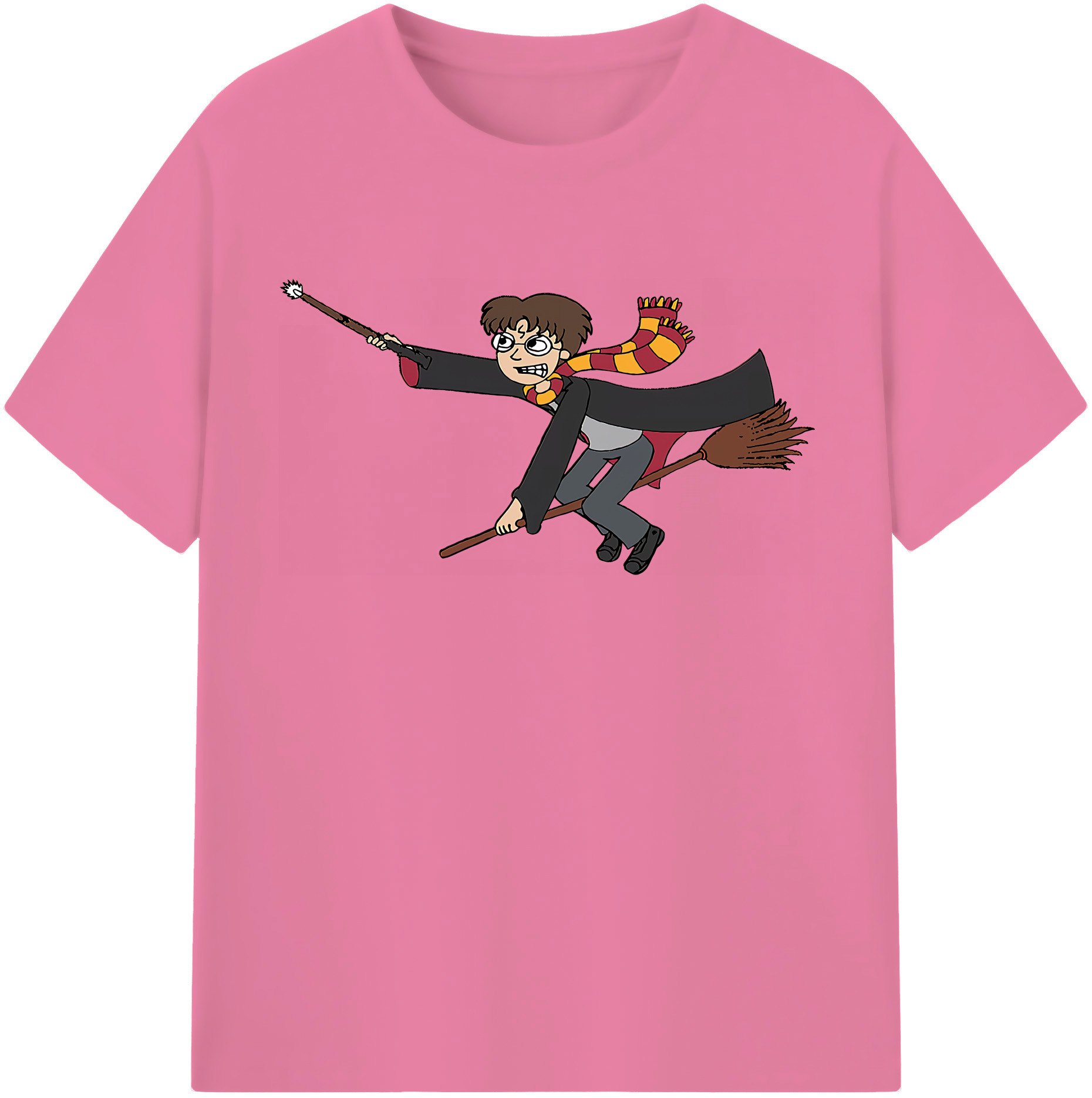 （画像用） Harry Potter ハリー・ポッターシリーズ 綿100％半袖Tシャツ（フロントプリント）